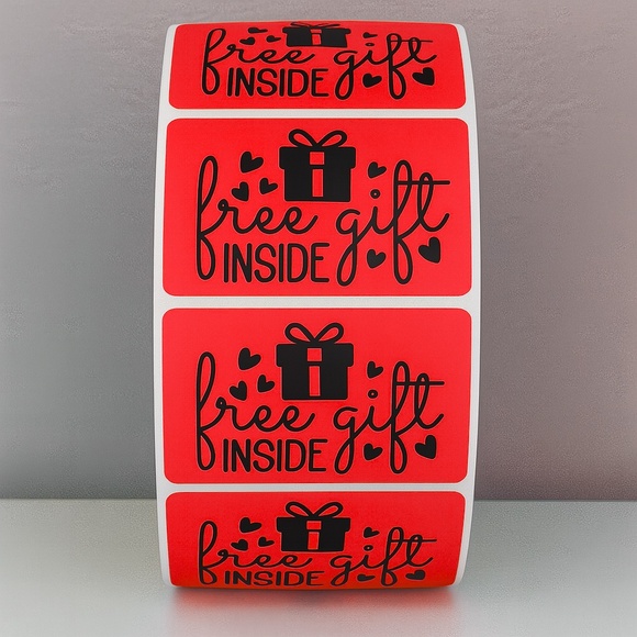 Free Gift Inside Stickers – Cute Labels for Packaging and Small Business - Picture 3 of 11